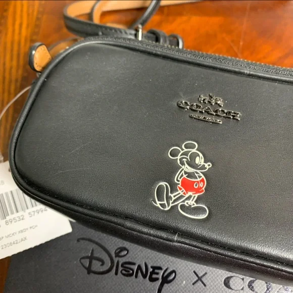NWT BNIB Coach X Disney Mickey Mouse Limited Edition Crossbody Purse